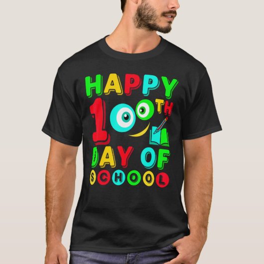 Ik heb 100 dagen school overleefd docenten student t-shirt (Voorkant)
