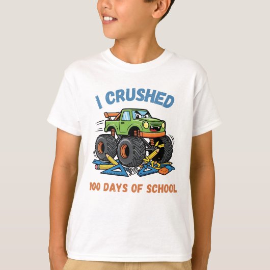 Ik Heb 100 Dagen School Overwonnen T-shirt (Voorkant)