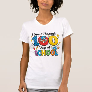 Ik Heb 100 Dagen School Snel Doorlopen Jongens Gam T-shirt
