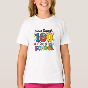 Ik Heb 100 Dagen School Snel Overleefd Jongens Gam T-shirt