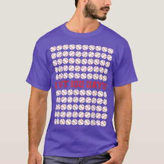 Ik heb 100 dagen schoolhonkbal op 100 dagen. t-shirt