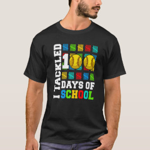 Ik heb 100 dagen schoolSoftball begeleid 100 dagen T-shirt