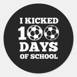 Ik heb 100 dagen van de 100e dag cadeau op school  ronde sticker