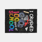 Ik heb 100 dagen van de Kinder Monster van de scho Fleece Deken (Voorkant (Horizontaal))