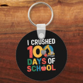 Ik heb 100 dagen van de opgraving van de school ge sleutelhanger (Voorkant)