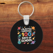 Ik heb 100 dagen van de School Astronaut Spa doorg Sleutelhanger (Voorkant)