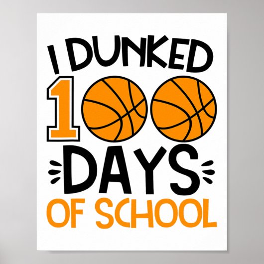 Ik heb 100 dagen van de School Sketll Player Coach Poster (Voorkant)