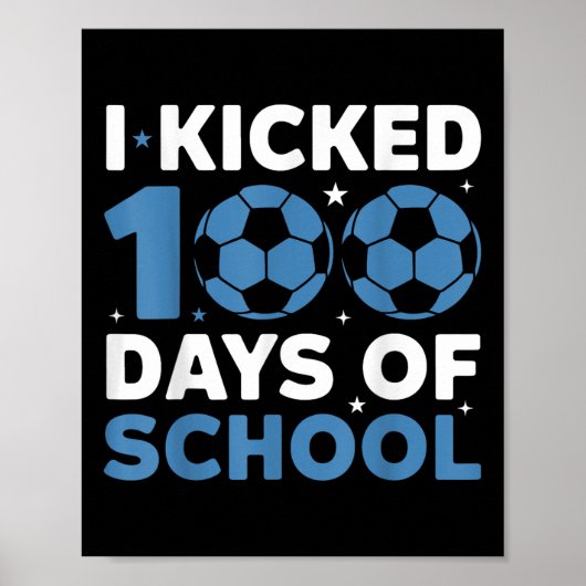 Ik heb 100 dagen van de schoolmeester 100e dag jon poster (Voorkant)