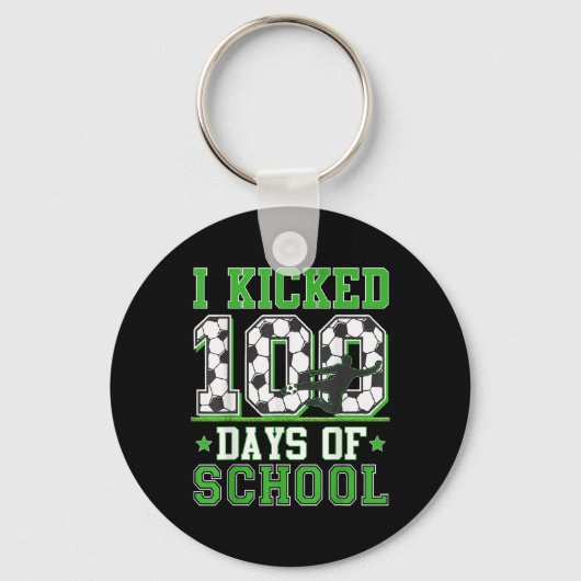 Ik heb 100 dagen van de schoolmeester 100e dag jon sleutelhanger (Voorkant)