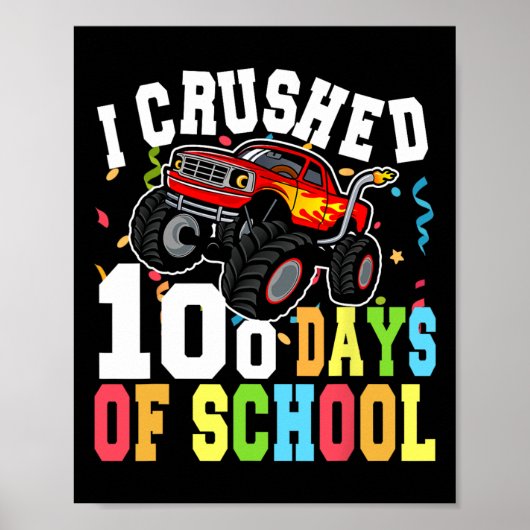 Ik heb 100 dagen van de schoolMonster-boeien overs Poster (Voorkant)