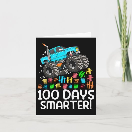 Ik heb 100 dagen van de schoolMonster Truck 100th  Kaart (Voorkant)