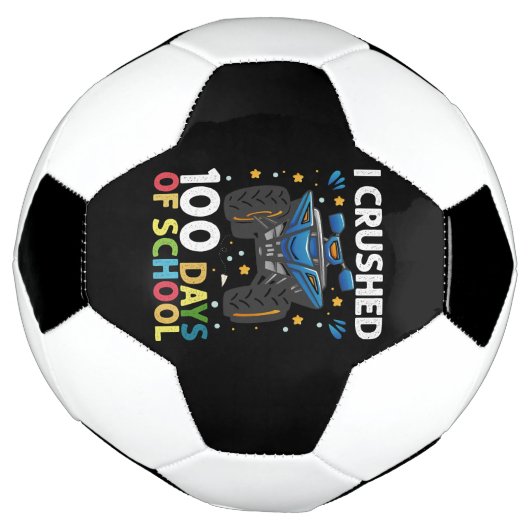 Ik heb 100 dagen van de schoolmonster Truck Boys o Voetbal (Gedraaid)