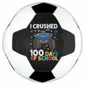 Ik heb 100 dagen van de schoolmonster Truck Boys o Voetbal (Voorkant)