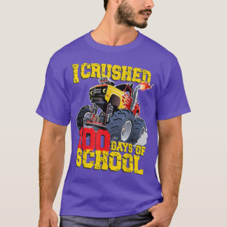 Ik heb 100 dagen van de schoolMonster Truck Boys v T-shirt