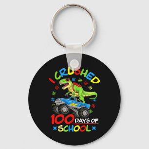 Ik heb 100 dagen van de schoolpleistertruck oversp sleutelhanger
