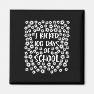 Ik heb 100 dagen van de schoolvoetballer-student g magneet