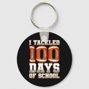 Ik heb 100 dagen van het Football van de school aa Sleutelhanger