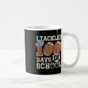 Ik heb 100 dagen van het Football van de school ge Koffiemok