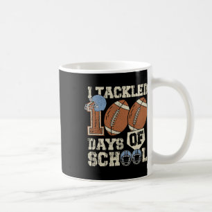 Ik heb 100 dagen van het Football van de school ge Koffiemok