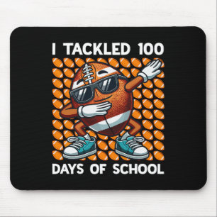 Ik heb 100 dagen van het Football van de school ge Muismat