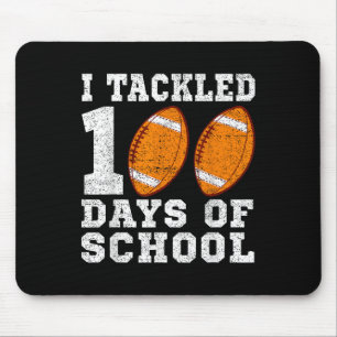 Ik heb 100 dagen van het Football van de school ge Muismat