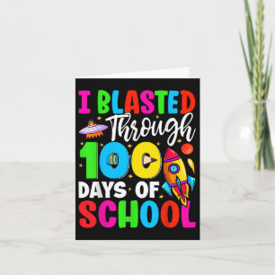 Ik heb 100 dagen van school 100th Days doorstaan Kaart
