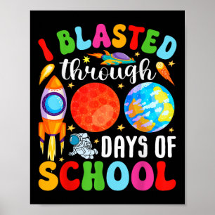 Ik heb 100 dagen van school 100th Days doorstaan Poster