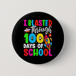 Ik heb 100 dagen van school 100th Days doorstaan Ronde Button 5,7 Cm