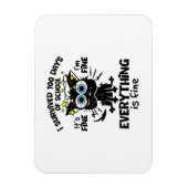 Ik heb 100 dagen van school overleefd Het is goed Magneet (Verticaal)