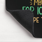 Ik heb 100 dagen van school van mijn Kinderen geho Muismat (Hoek)