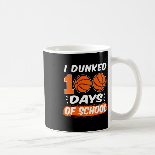 Ik heb 100 dagen van schoolhonkbal geteld. koffiemok (Rechts)