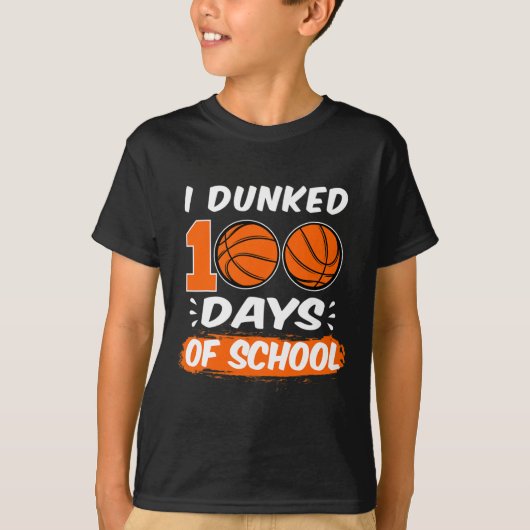 Ik heb 100 dagen van schoolhonkbal geteld. t-shirt (Voorkant)