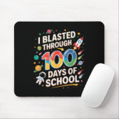 Ik heb 100 Days of School 100th Day Boy gespeeld Muismat (Met muis)