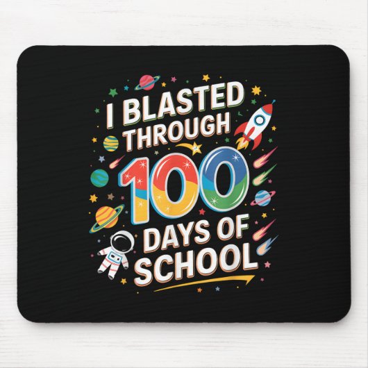 Ik heb 100 Days of School 100th Day Boy gespeeld Muismat (Voorkant)