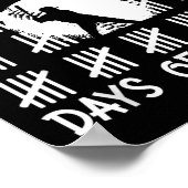 Ik heb 100 Days of School Baseball 100th Day van S Poster (Hoek)