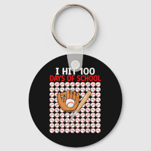 Ik heb 100 Days of School Baseball Bat Boys Peuter Sleutelhanger