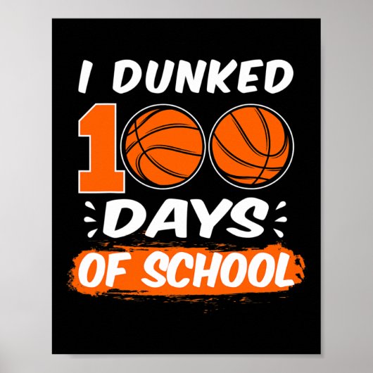 Ik heb 100 Days of School Bysketll gezien Poster (Voorkant)