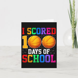 Ik heb 100 Days of School Bysketll Kinder student  Kaart