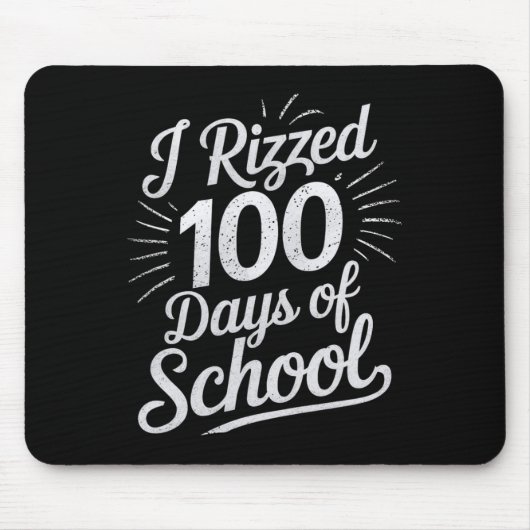 Ik heb 100 Days of School Grappig 100th Day School Muismat (Voorkant)