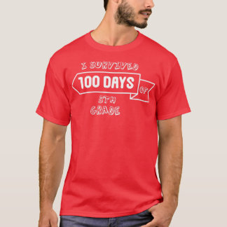 Ik heb 100 gemaskerde schooldagen 5e graad Funny o T-shirt