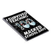 Ik heb 100 gemaskerde schooldagen overleven notitieboek (Rechterzijde)