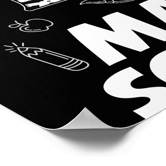 Ik heb 100 gemaskerde schooldagen overleven poster (Hoek)