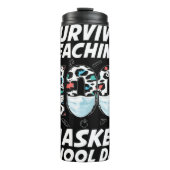 Ik heb 100 gemaskerde schooldagen overleven thermosbeker (Voorkant)