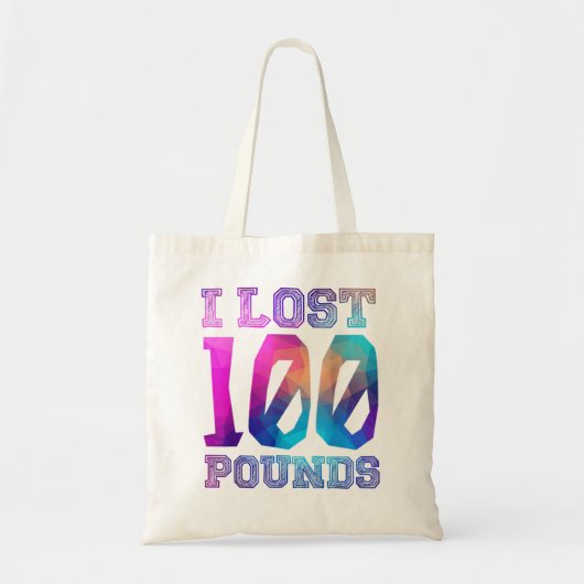 Ik heb 100 pond verloren - Proud Weightloss Announ Tote Bag (Voorkant)