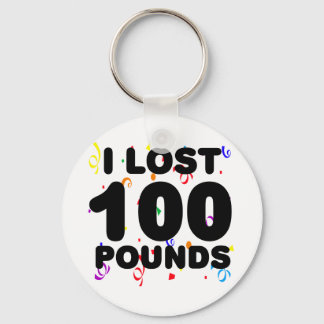 Ik heb 100 pond verloren sleutelhanger