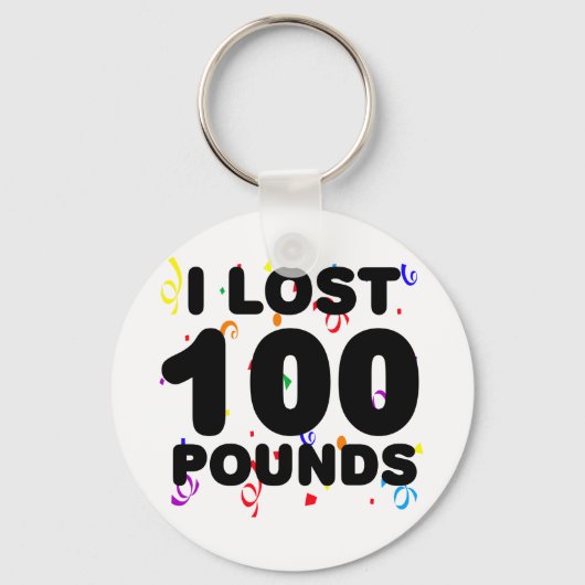 Ik heb 100 pond verloren sleutelhanger (Voorkant)