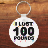 Ik heb 100 pond verloren sleutelhanger (Voorkant)