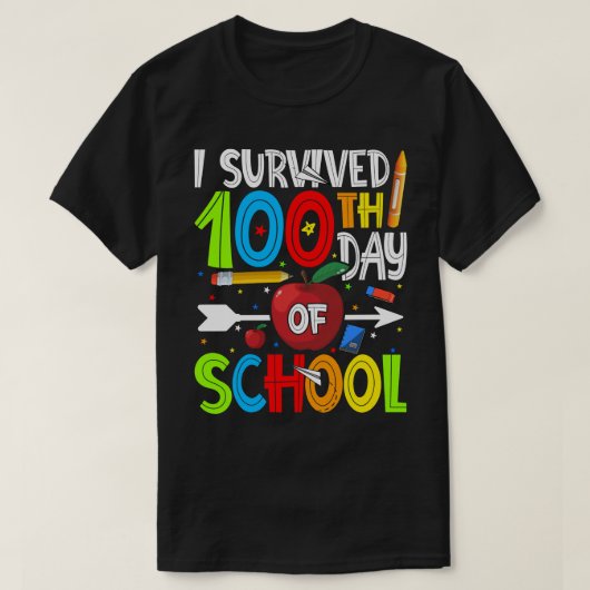 Ik heb 100ste dag van de School, 100ste gejuich T-shirt (Design voorkant)