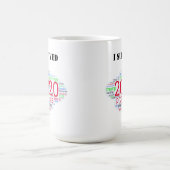 Ik heb 2020 overleefd koffiemok (Center)