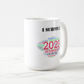 Ik heb 2020 overleefd koffiemok (Voorkant rechts)